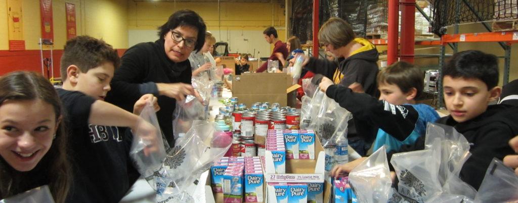 HBHA Volunteers at Harvesters on the Martin Luther King, Jr. Holiday