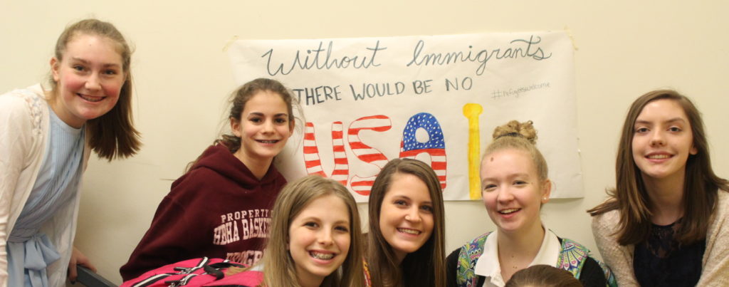 HBHA Students Welcome Refugees Through Artwork