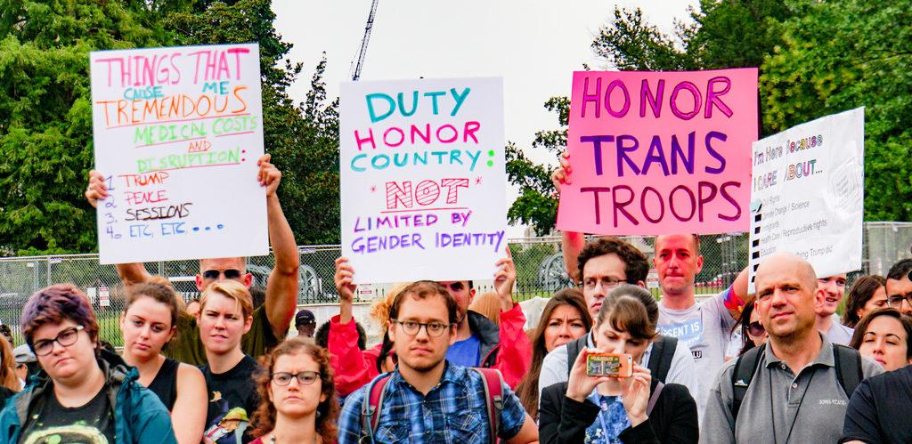 Thousands of Transgender Military Service Personnel Threatened by President Trumps Transgender Ban