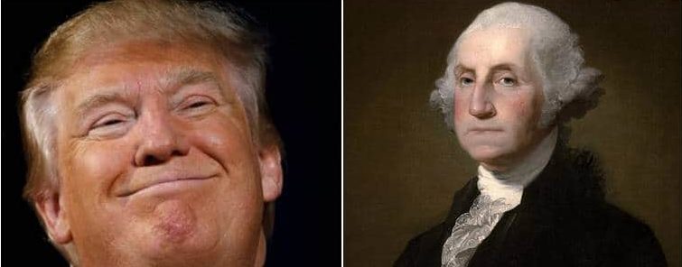 George+Washington+vs.+Donald+Trump