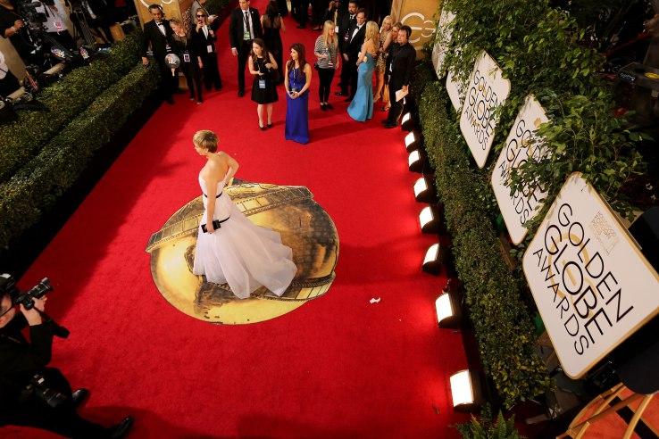 BEVERLY HILLS, CA - JANUARY 12:  71st ANNUAL GOLDEN GLOBE AWARDS -- Pictured: A general view of atmosphere at the 71st Annual Golden Globe Awards held at the Beverly Hilton Hotel on January 12, 2014 --  (Photo by Mark Davis/NBC/NBC via Getty Images)