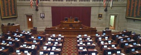 The Missouri House of Representatives chamber. Photo by Flickr.