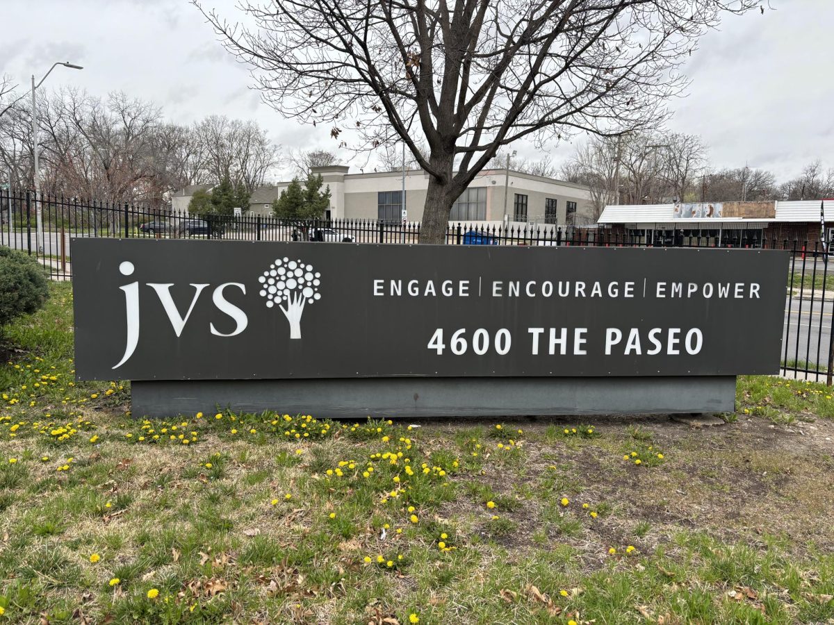 JVS sign at their Kansas City, Mo. office. Photo by Ruby Sokol.
