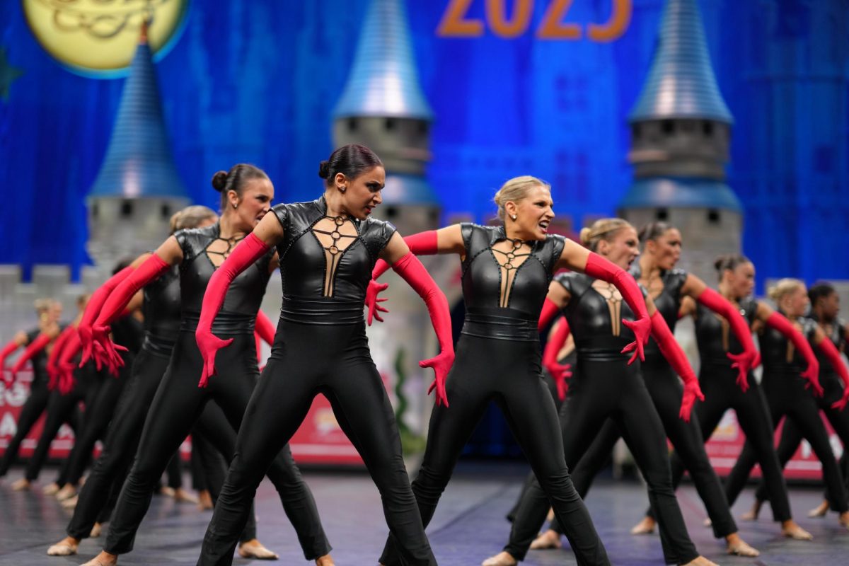 The Ohio State Dance Team during their first-place Jazz routine. Photo courtesy of Varsity Spirit